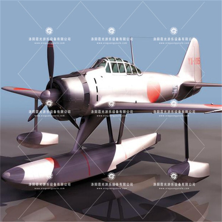 龙湖镇3D模型飞机气模
